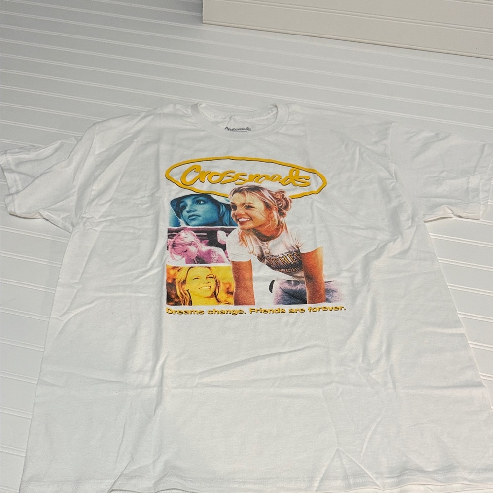Britney Spears Crossroads Movie Poster T-Shirt Unisex Size XL